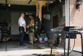 Man suffers serious burns in Algonquin home fire; 2nd blaze in Huntley fire district within minutes