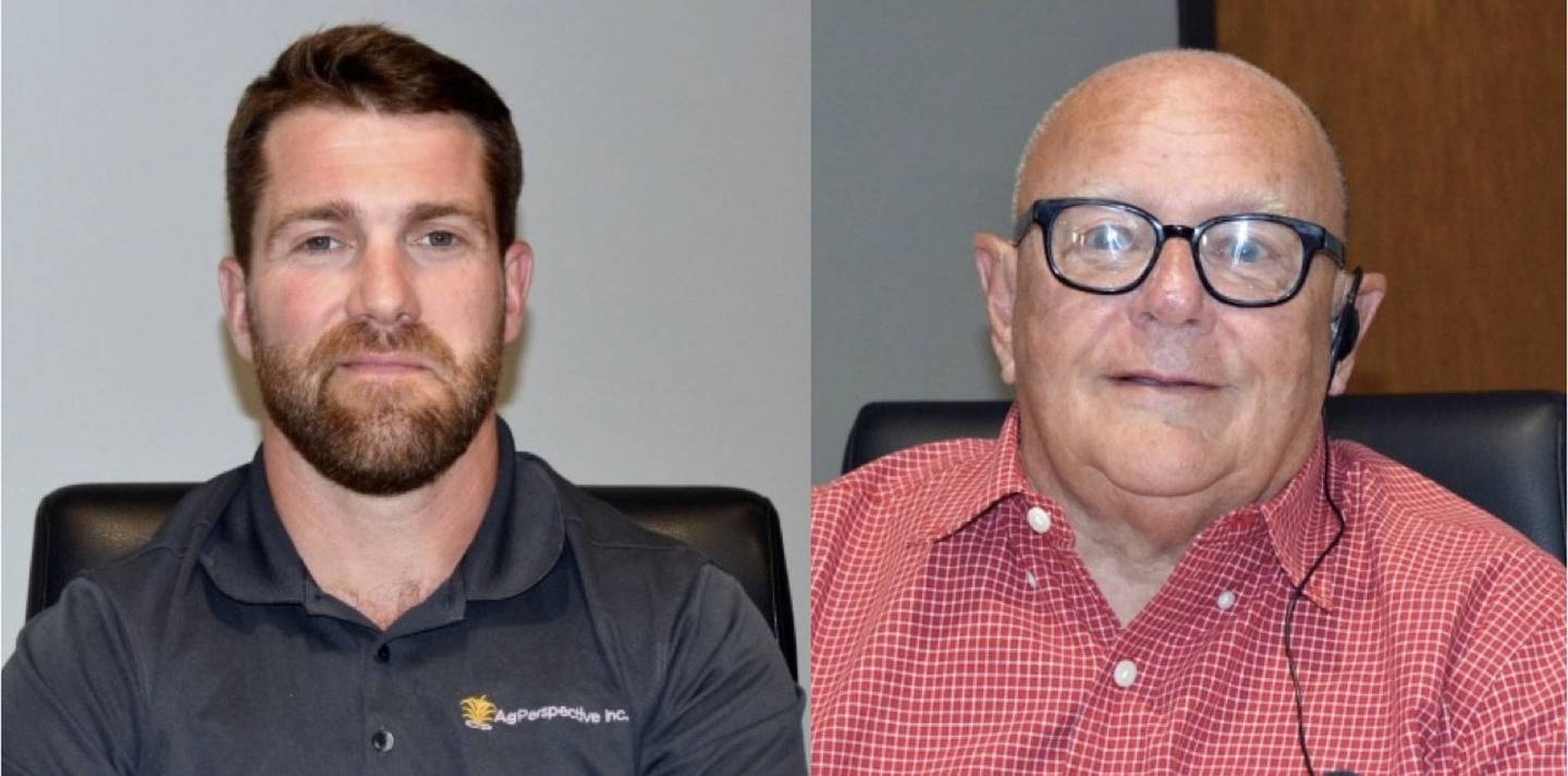 Dixon City Councilman Chris Bishop (left) and Councilman Dennis Considine (right) are running for re-election in the April 2025 election.