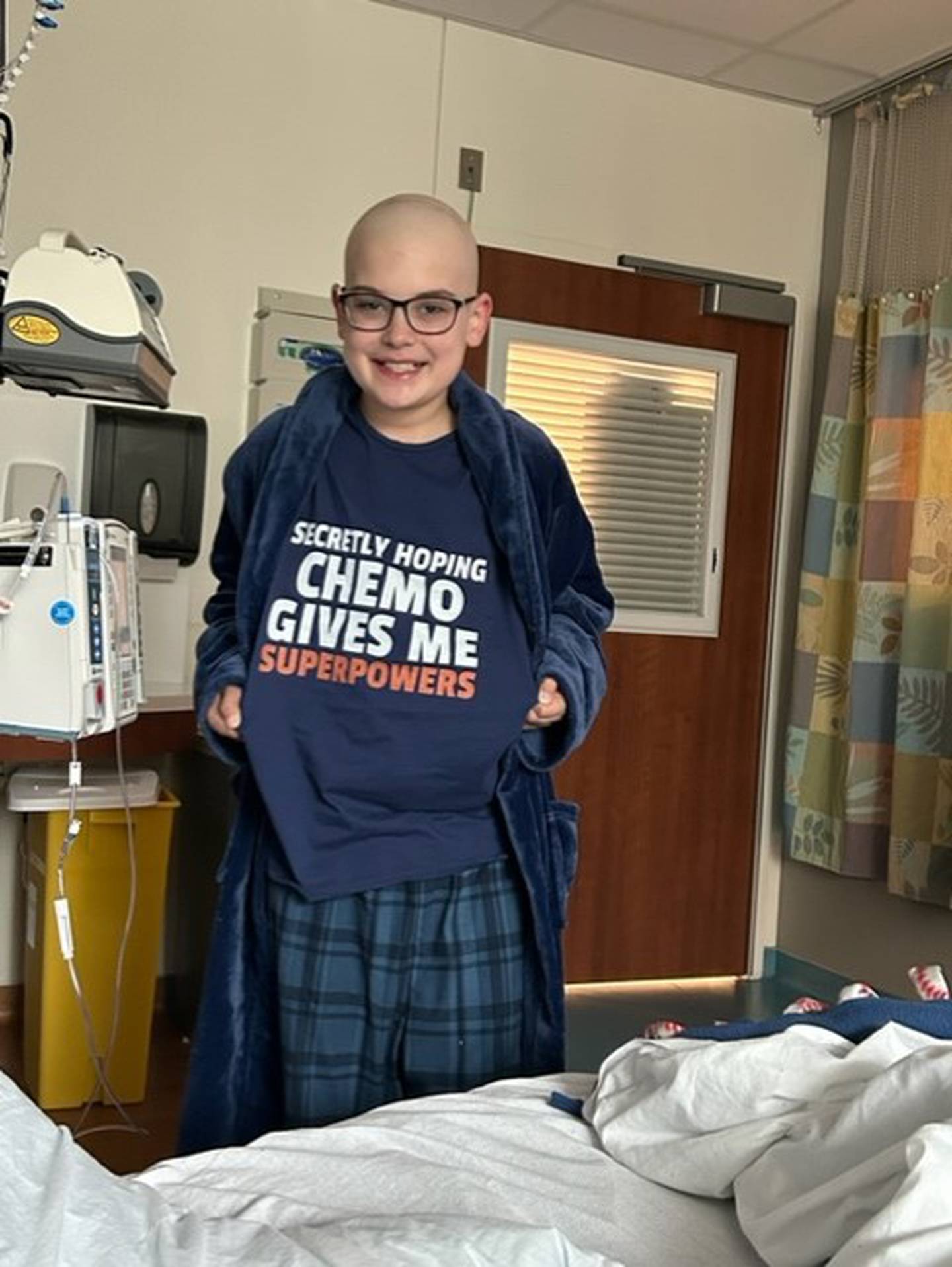 Frankie Techter, 11, is undergoing chemotherapy to fight leukemia. A bone marrow screening will be held April 8 at Elburn Lions Club for potential donors for Frankie's stem cell transplant.
