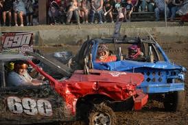 Rock Falls sisters square off at Ogle County demolition derby in tribute to late uncles