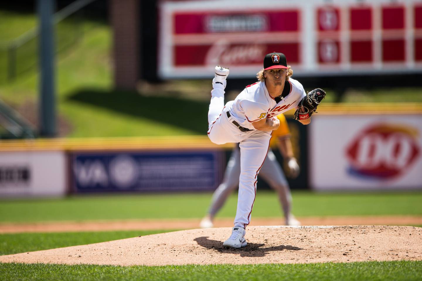 Cary-Grove graduate Quinn Priester with the Double-A Altoona Curve