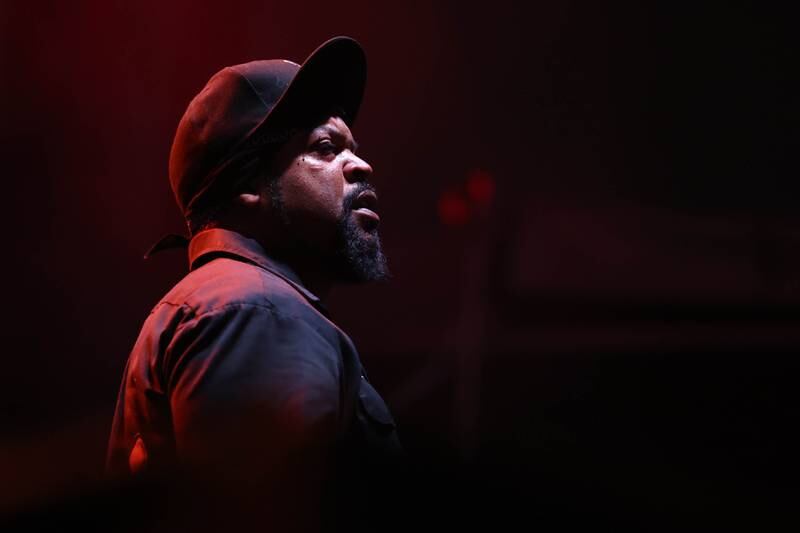 Ice Cube closes out the Rise stage on day three of Riot Fest. Saturday, Sept. 18, 2022, in Chicago.