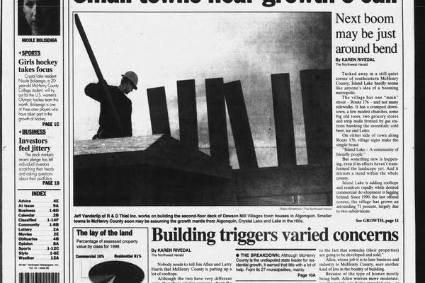 Historical covers for April 6: Small towns hear growth’s call