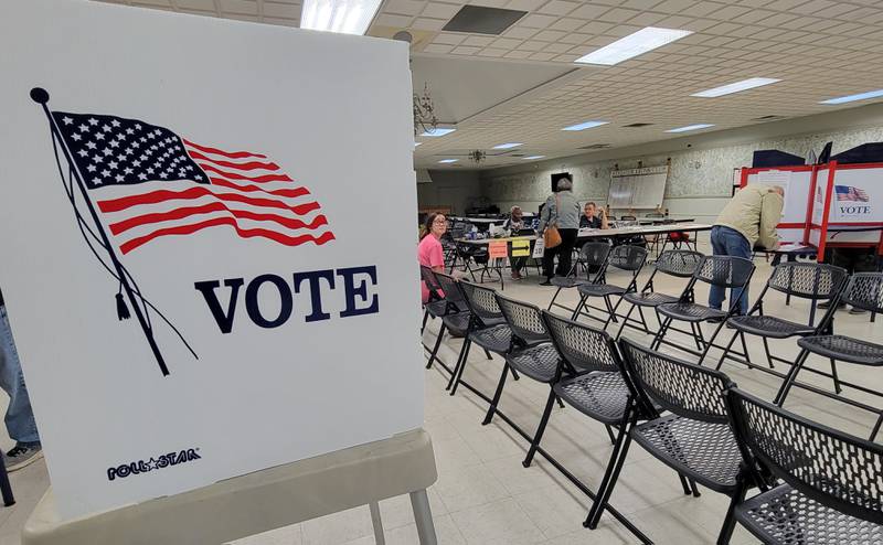 Election Tuesday was drawing a solid, cordial crowd to the Bruce 1 polling place at the Streator Knights of Columbus.