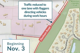 Construction traffic congestion expected on Dunham Road in St. Charles for 2 weeks 