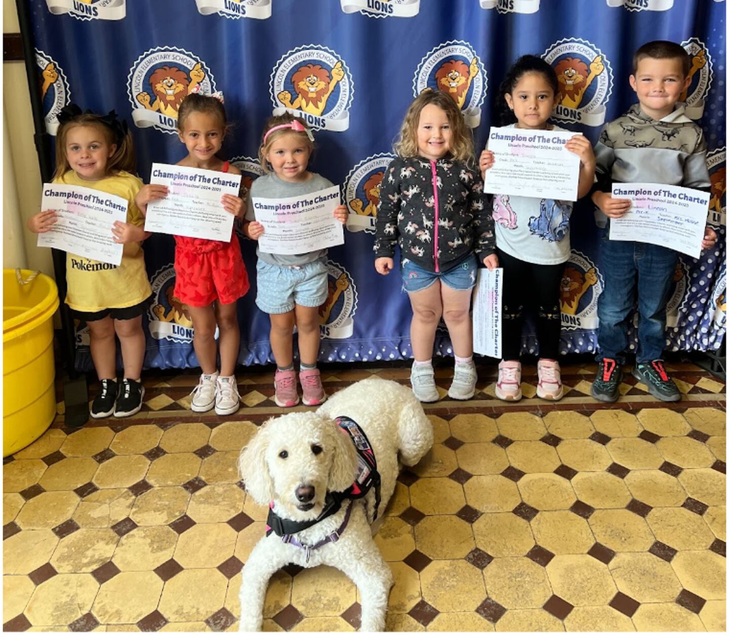 Additionally, pre-kindergartners Scarlett B., Remy S., Lincoln B., Colton M., Bella W., Elias D. T., Camila K., Kai C., Emily H. and Kaz S.-D. were recognized.