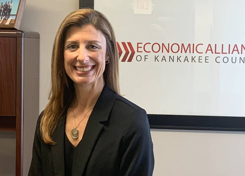 Economic Alliance of Kankakee County's vice president Angela Morrey will serve as the interim director.