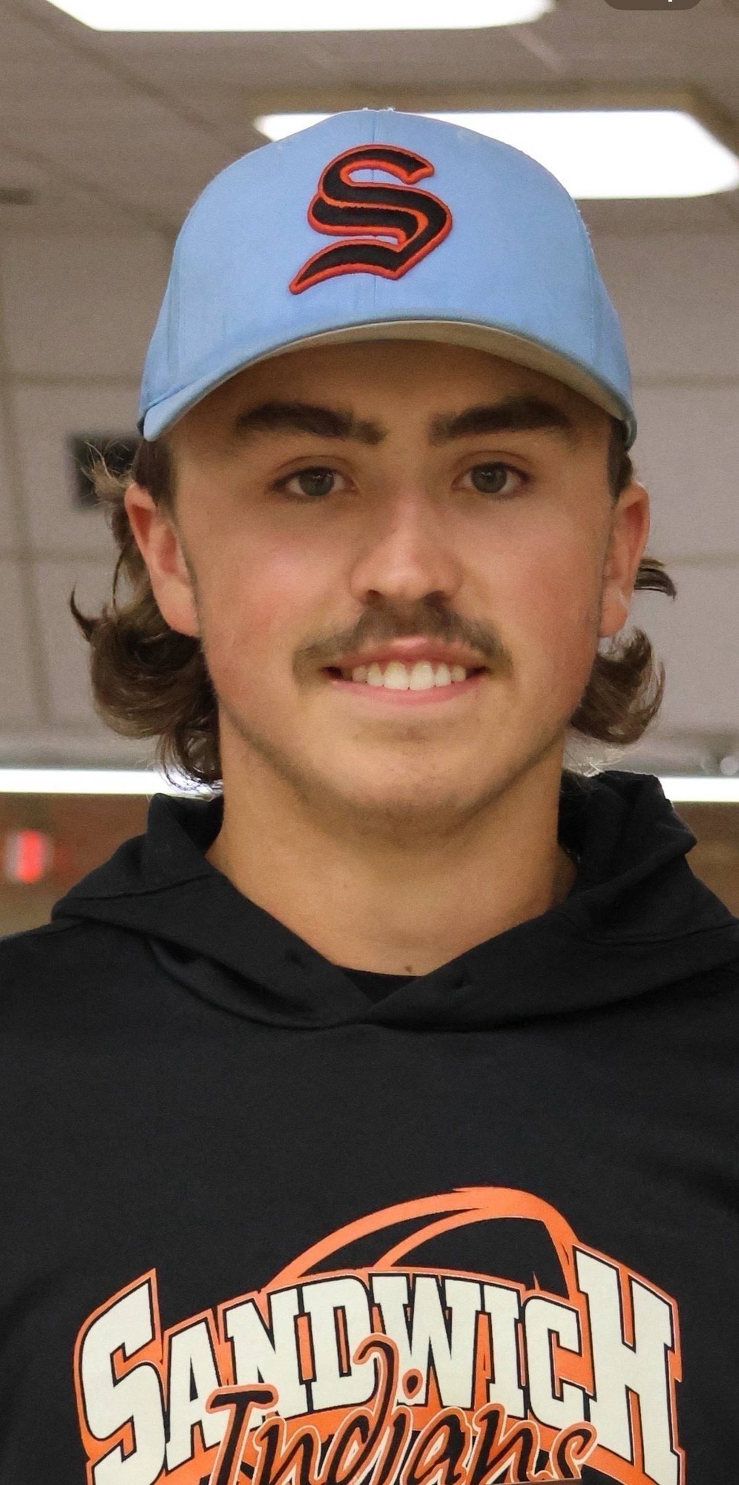 Sandwich junior Braden Behringer