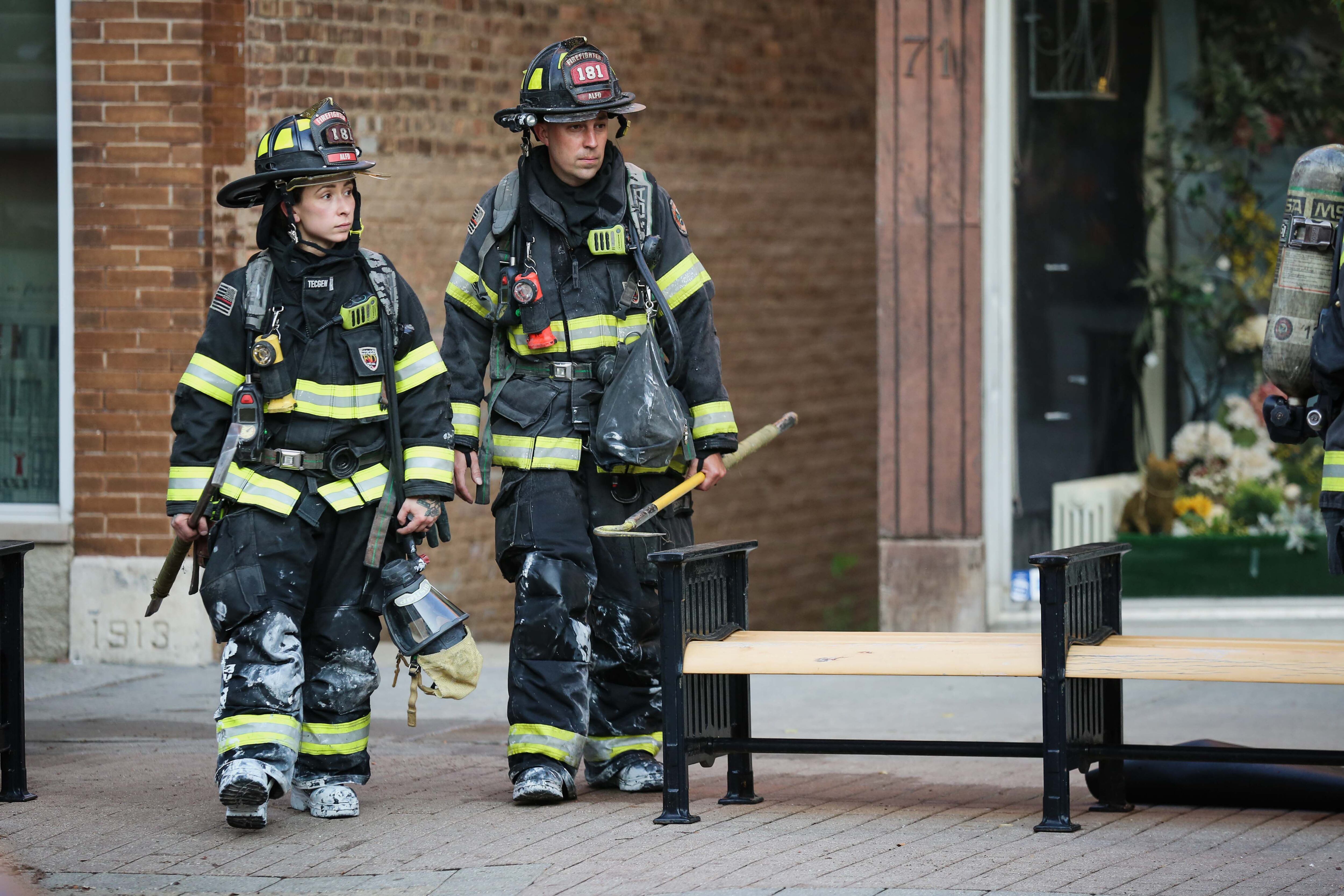 The Crystal Lake Fire Rescue Department responded Thursday, June 8, 2023, to a fire at the JC Licht Benjamin Moore Paint & Decor Store, 73 N. Williams St. in Crystal Lake.