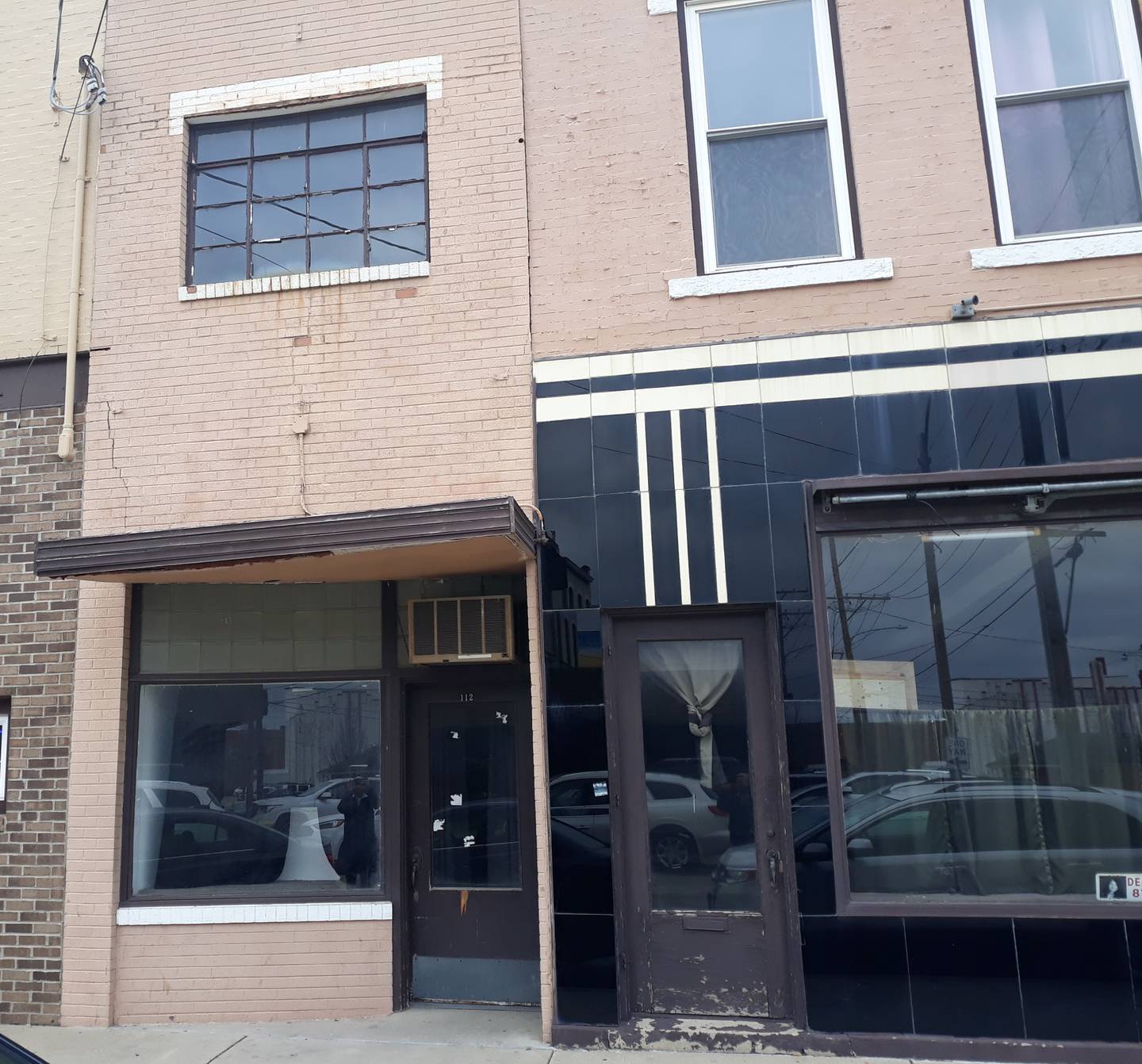 The Plan Commission unanimously recommended a facade grant for 112 N. Monroe St. (the building on the left) to install a new second-story window, rebrick the east facade, replace the east facade doorway, the first-floor window and the existing awning totaling about $24,000 in improvements.