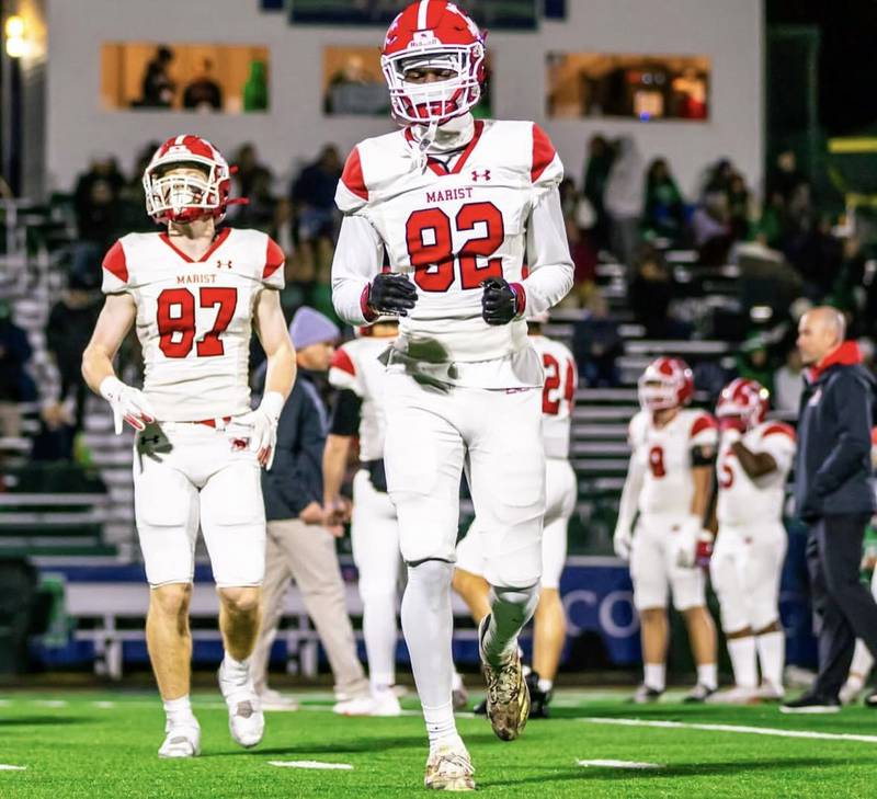 Marist wide receiver Stephen Brown has committed to play football at NC State.