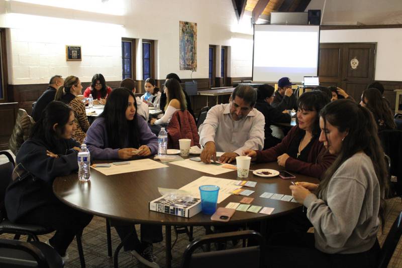 CREO families expand their college knowledge during a Parent Workshop in October 2023.
