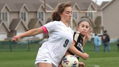 Girls soccer: Jade Schrader’s late goal keeps Kaneland’s perfect I-8 record alive