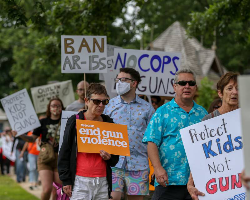 Participants start their during the March for Lives rally and march. June 11, 2022