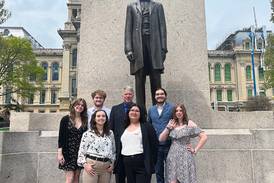 Illinois Valley Community College students visit the Statehouse