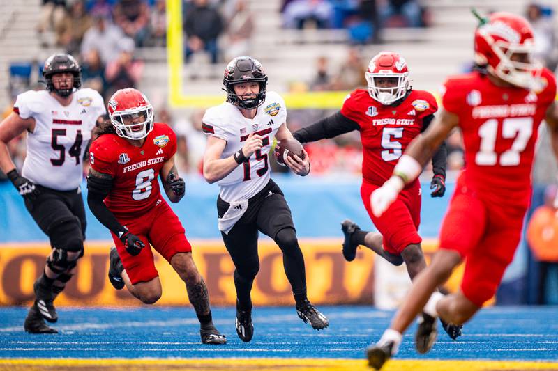 Northern Illinois University Football 2024 Potato Bowl vs Fresno State at Albertsons Stadium.