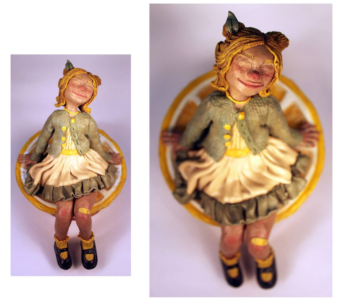 Vivianne Angulo, a senior at Plainfield South High School, earned a silver award from Scholastic Art & Writing Awards for her sculpture called “Sweet Girl."