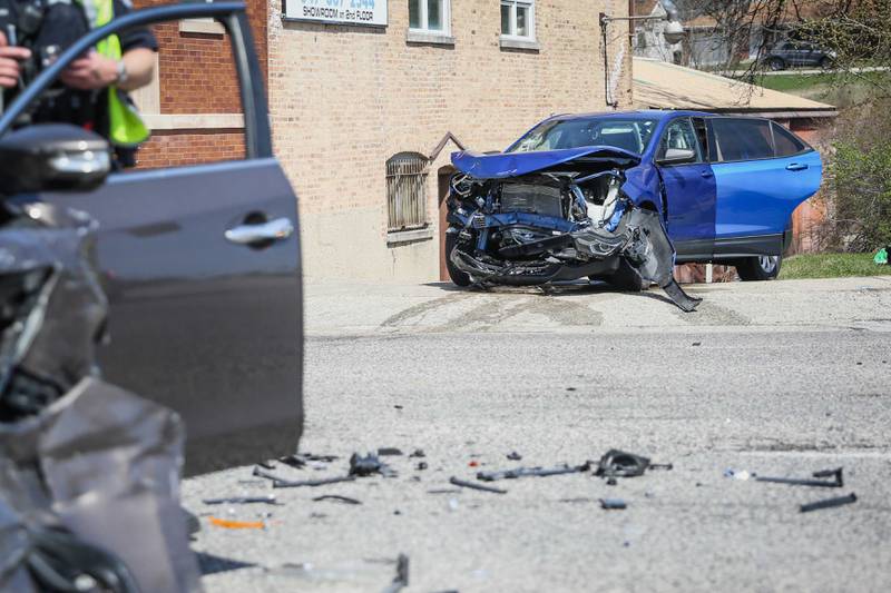 A serious head-on crash on Thursday, April 13, 2023, at Main and Crystal streets in Cary sent two to the hospital, one flown to Advocate Condell Medical Center in Libertyville with serious injuries and the other by ambulance to Advocate Good Shepherd Hospital in Barrington with minor injuries, a fire official said.