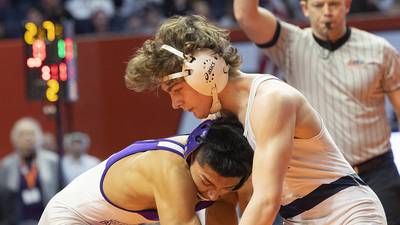 Brody Kelly’s big redemption leads IC Catholic Prep’s three state titles; Montini wins two