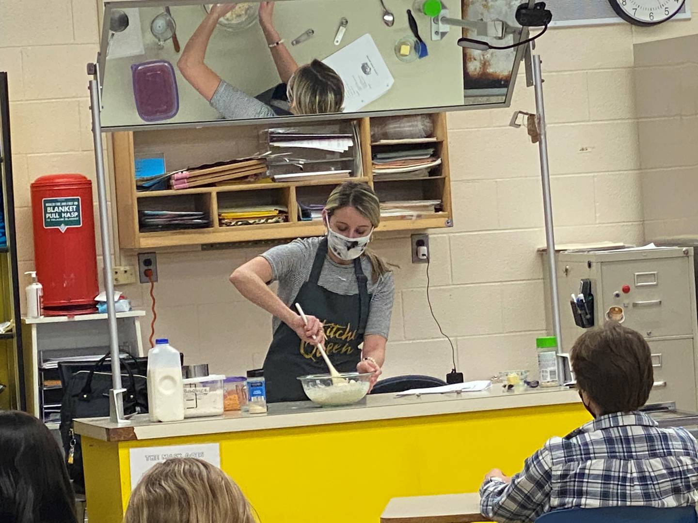 Maggie Castrogiovanni teaches family and consumer sciences to freshman through senior students at Lincoln-Way East in Frankfort.