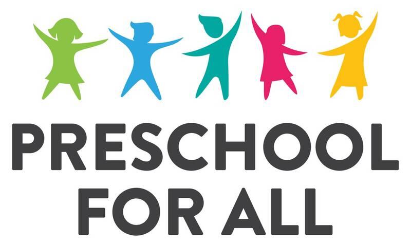 Logo for Preschool for All at Dixon Public Schools.