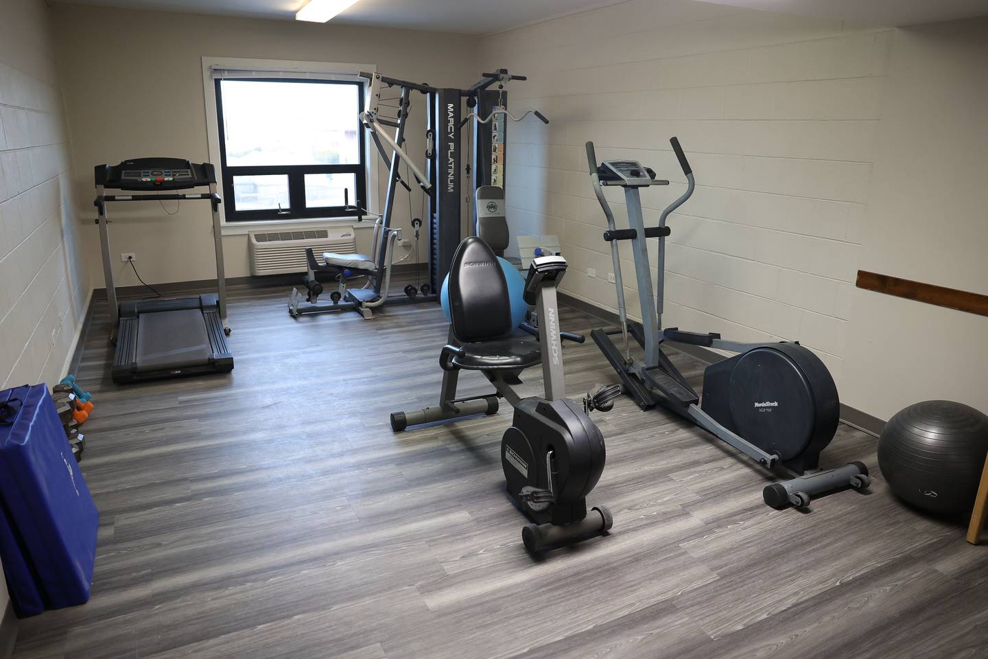 A look at the new womens exercise room at the newly remodeled Stepping Stones residential treatment facility on Thursday, Feb. 22nd, 2024 in Joliet.