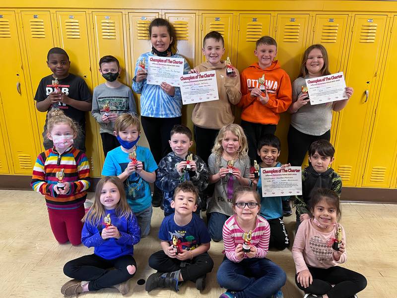 Jefferson School in Ottawa named its Champions of the Charter for February 2022.