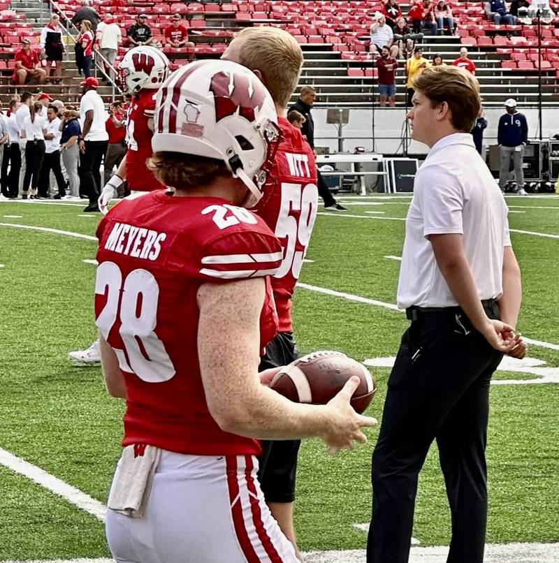 Former PHS quarterback Tyler Gibson is a student assistant on the University of  Wisconsin football staff.