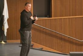 Photos: Former NBA star Chris Herren speaks to junior high students at IVCC