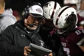 Prairie Ridge coach Chris Schremp learns of IHSFCA Hall of Fame induction just hours before surgery