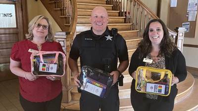 La Salle police launch comfort bags for children in Handle with Care initiative