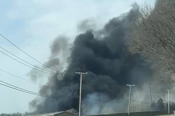 Brush fire near Holiday Hills on Wednesday causes smoke plume