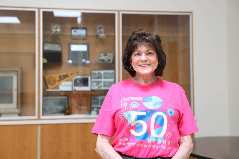 Mary Kay Beedle, longtime volunteer for the Bourbonnais Friendship Fest, is set to be the grand marshal for Sunday's parade during the 50th annual celebration. Beedle served as the festival's first princess in the Centennial Celebration pageant in 1975.