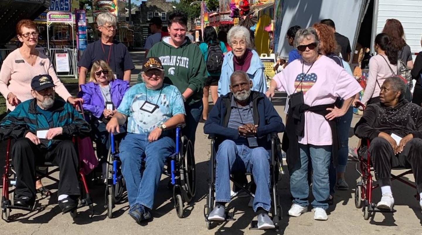 Fox Valley Community Services Adult Day Service clients at The Sandwich Fair