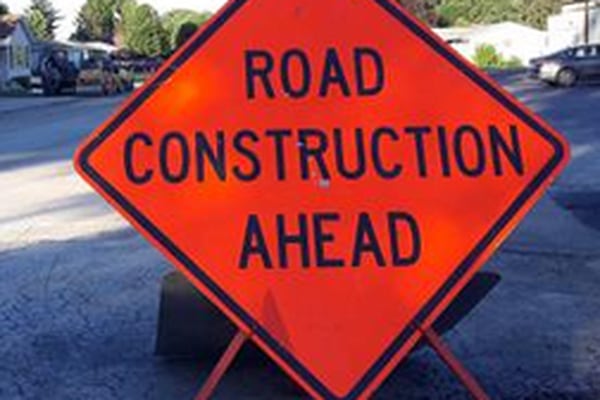 Portion of East Hydraulic Avenue in Yorkville under construction for 3 days