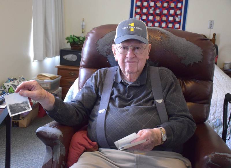 From his home at Barb City Manager on April 18, 2022, Paul Herrmann, whose family farm is located 8 miles west of Shabbona in Lee County, shared photos of how a tornado destroyed his cattle shed on April 21, 1967. The tornado was one of 45 that occurred during the outbreak. Three F4 tornadoes killed 58 people and injured more than 1,000.