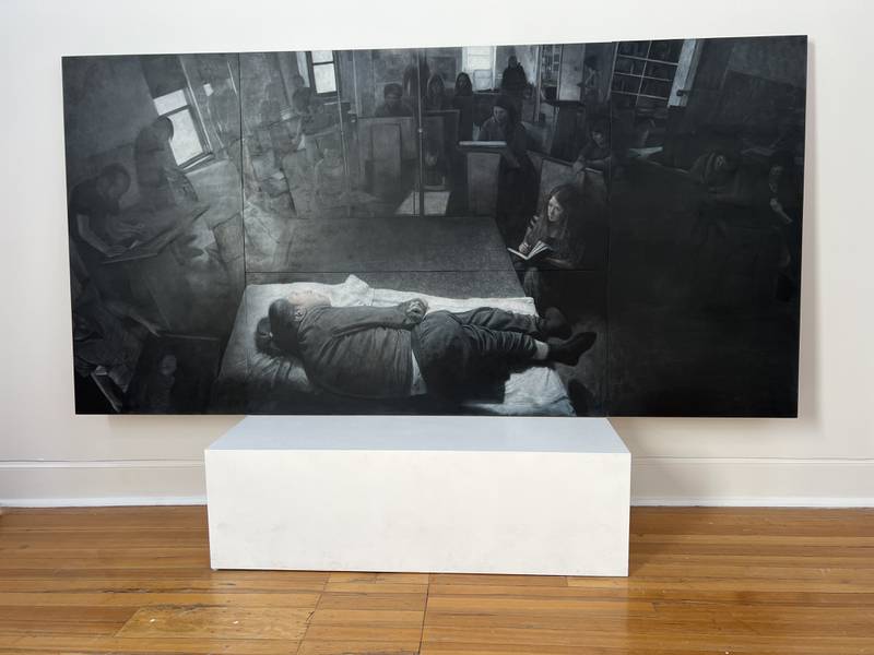 “Bigger Picture(s) and Deposition Drawn” showcases the work of 24 world-renowned artists who made drawings related to prompts provided by Lowly, a representational artist, academic, musician and photographer.