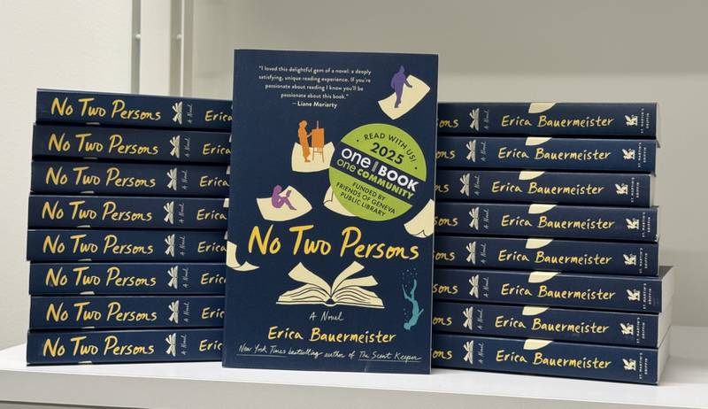 Geneva Public Library is hosting its fourth year of One Book, One Community featuring 'No Two Persons' by Erica Bauermeister.