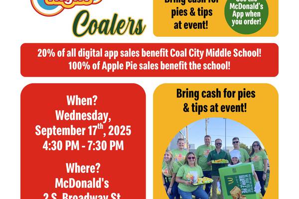 Coal City Middle School hosts McTeacher’s Night fundraiser