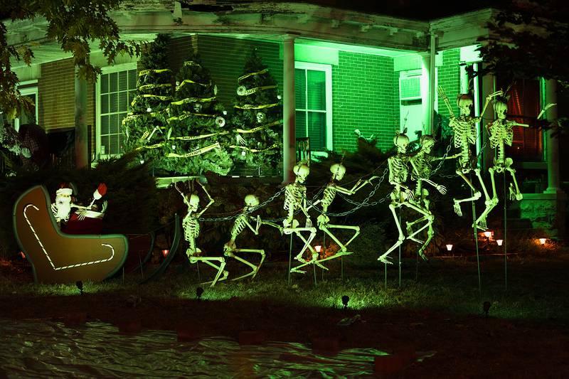Santa’s “slay” has a whole new meaning at the Second Ave. house.