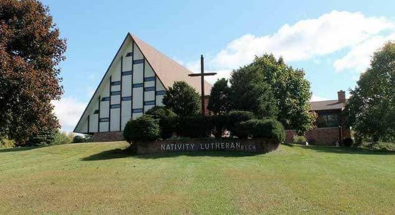 Nativity Lutheran Church, 3506 East Wonder Lake Road, shown here before any damage, was hit by vandals. The damage was reported on Tuesday, Oct. 4, 2022.