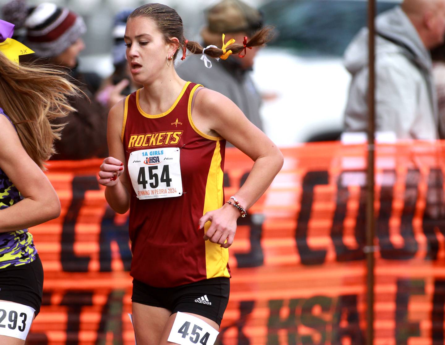 Richmond-Burton's Alexia Spatz competes in the Class 1A State Cross Country Championships on Saturday, Nov. 9, 2024 at Detweiller Park in Peoria.
