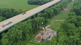 Photos: Expansion joint repair work on Interstate 39 bridge near La Salle 