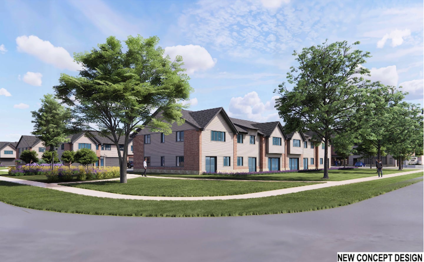 A developer has scaled back a residential development proposed for the former Traughber Junior High School property after Oswego planning and zoning commissioners last month unanimously rejected the plans.