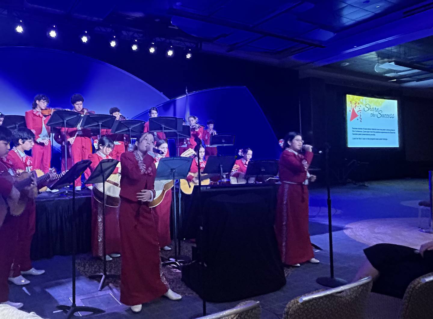 The Joliet Public Schools District 86 All City Mariachi Ensemble is comprised of student musicians from Gompers, Hufford, and Washington junior high schools.