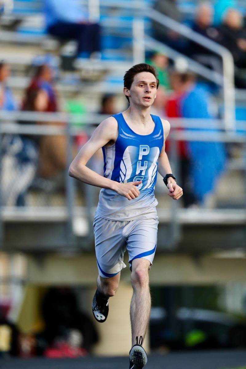 Princeton's Christian Yepsen runs in Tuesday's Ferris Invite.