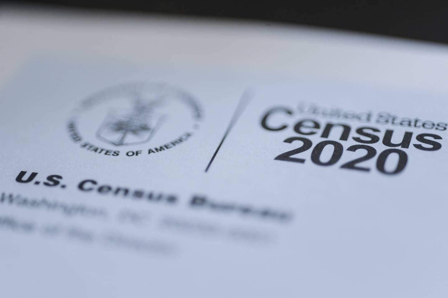 FILE - This March 18, 2020, file photo taken in Idaho shows a form for the U.S. Census 2020.
