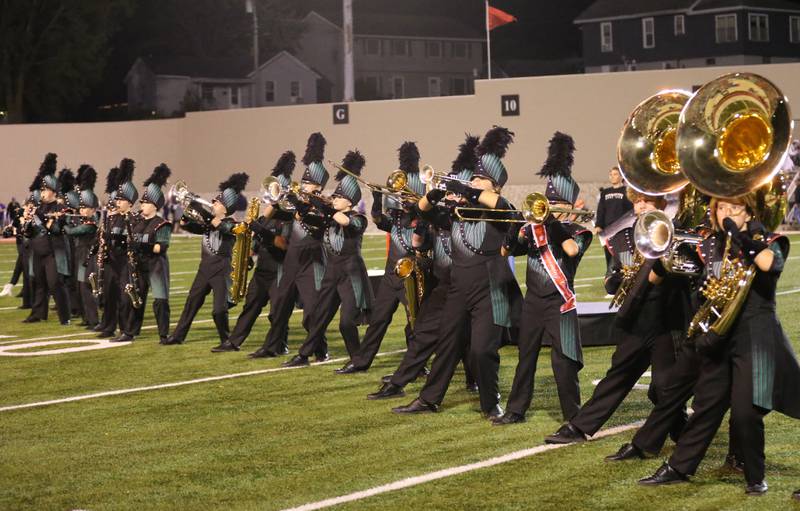 The L-P Band plays at halftime on Friday, Sept. 27, 2024 at Howard Fellows Stadium.