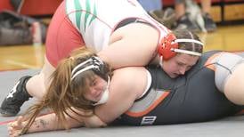 L-P girls wrestling earns two big wins on senior night, finishes undefeated in I-8