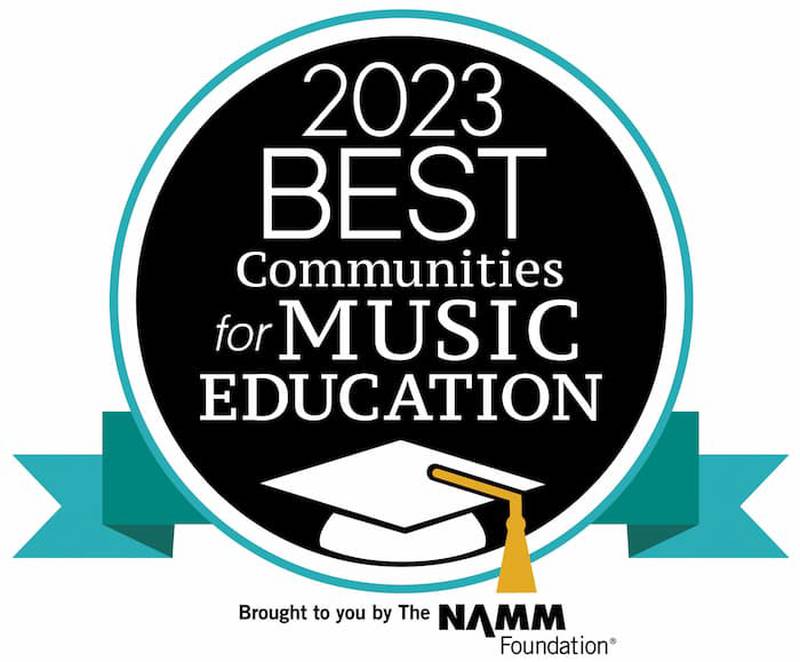 Glenbard District 87 received the Best Communities for Music Education designation from The NAMM Foundation for outstanding commitment to music education.